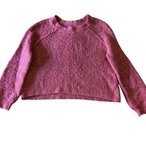 Aerie Sweater Size Med, Dusty Rose Pink, Super Soft, Cropped, Long Sleeve Top